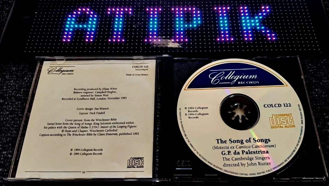 🎶 Palestrina - The Song Of Songs Door De Cambridge Singers & John Rutter – photo 3